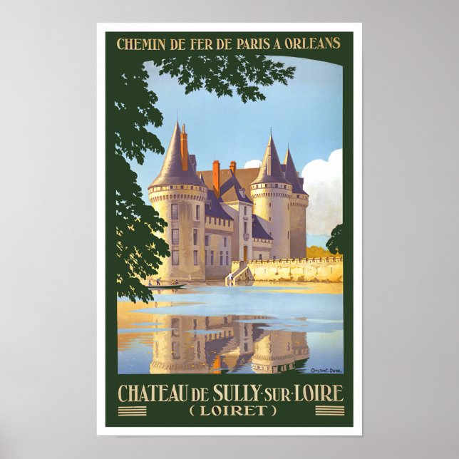 Sully France vintage travel Poster (Devant)