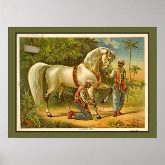 Sultans Steed RARE POSTER VINTAGE Customisé