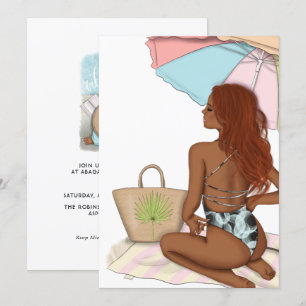 Summer Beach Vacances Anniversaire Fête Invitation