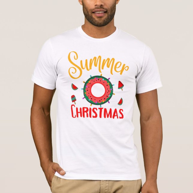 Summer Christmas July T-Shirt (Devant)