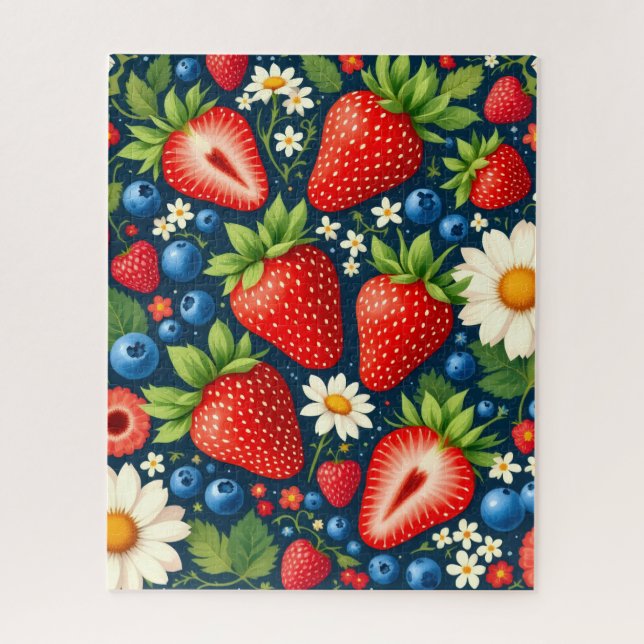 Summer Fruit Puzzle (Vertical)