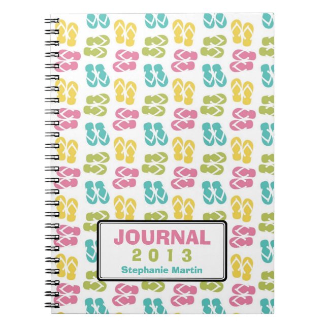 Summer fun flip flop sandale journal annuel person (Devant)
