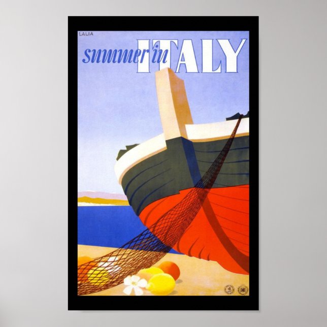 Summer In Italy Travel Poster (Devant)