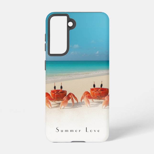Summer Love - Samsung Galaxy S21 Tough Coque (Verso)