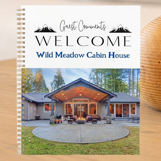 Summer Mountain Cabine Location Commentaires clien (Vacation Rental Summer Vacation Cabin Guest Comment Book)