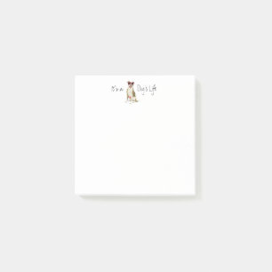 Summer Pit Bull Terrier Post-it Notes