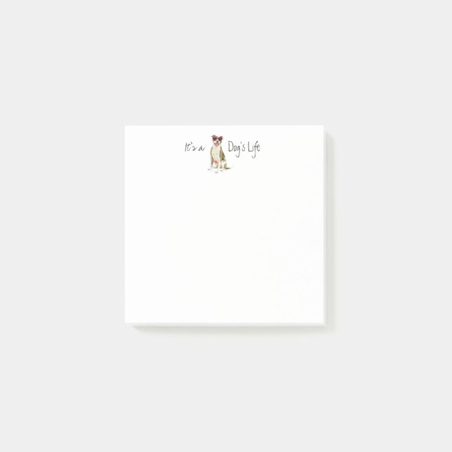 Summer Pit Bull Terrier Post-it Notes (Devant)