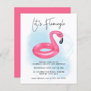 Summer Pool Party Flamant rose rose Ado Anniversai