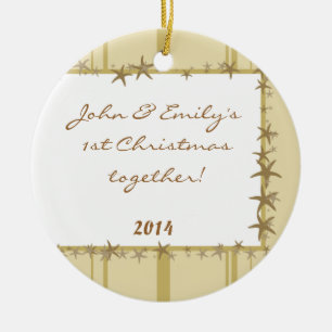 Summer Sea Shells Beach Nom personnalisé Ornement