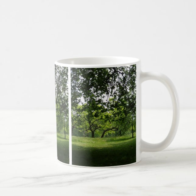 Summer Trees Park Photo Mug (Droite)