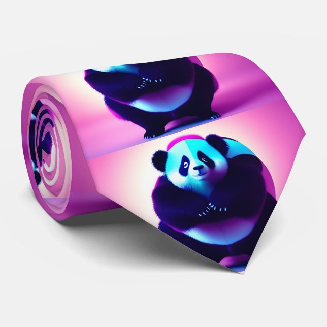 Sumo Panda The Bamboo Gnasher, Cravate (Roulé)