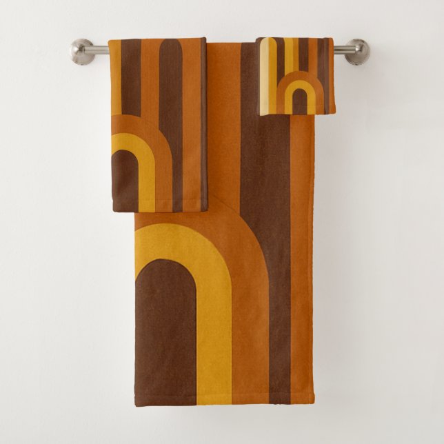 Sun & Arches Mid Century Modern Geometric Design (En situation)