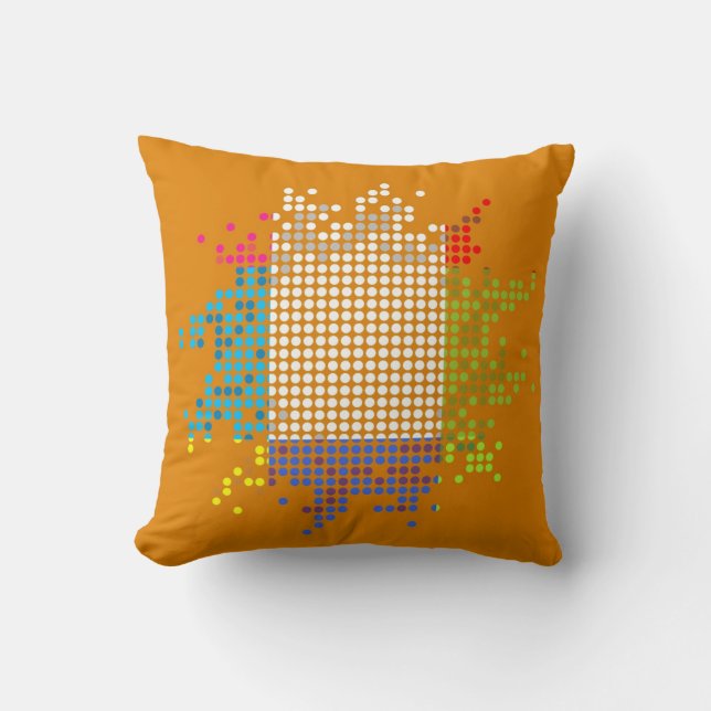 Sun Dots Art Design Coussin Abstrait 18 (Recto)