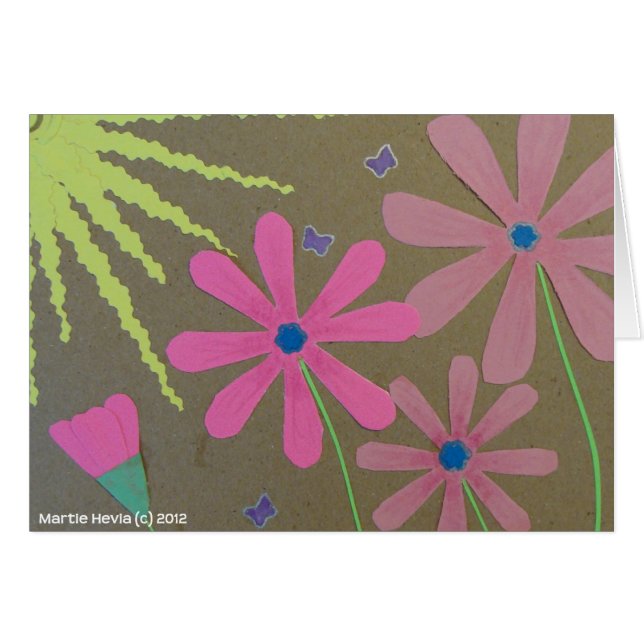 Sun & Flowers - Scrapbook (Devant Horizontal)