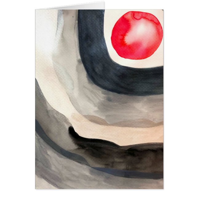 Sun gris et noir art moderne abstrait (Devant)