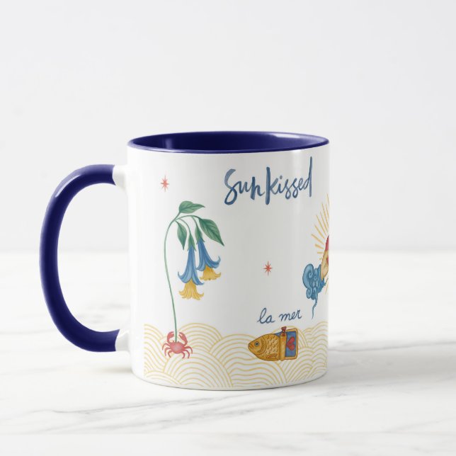 Sun Kissed Mug - Coupe Whimsical Ocean (Gauche)