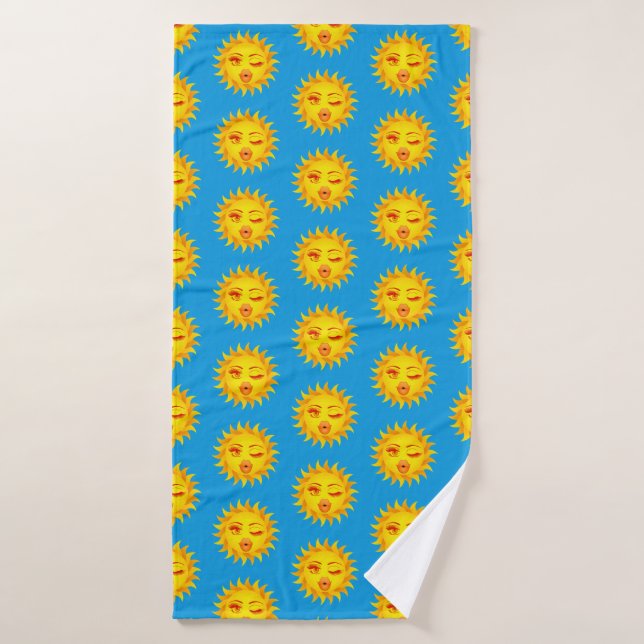 Sun Kisses, Sun Print (Serviette de bain)