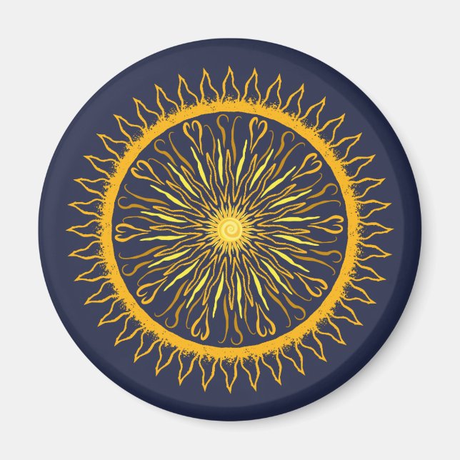 Sun Mandala Magnet (Devant)
