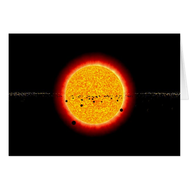 Sun personnalisable avec des planètes (Devant horizontal)