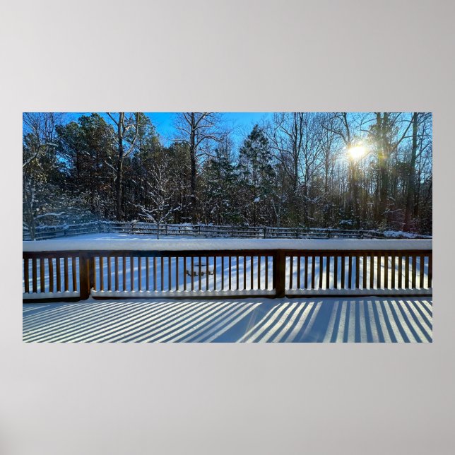 Sun, Snow & Shadows,  Poster (Devant)