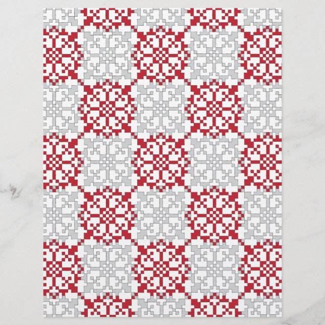 SUN traditionnel letton motif géométrique III (Devant)