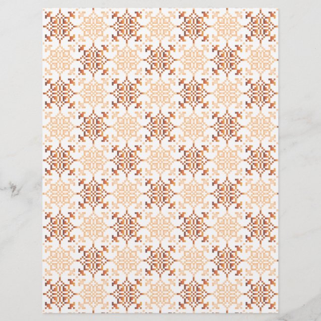 SUN traditionnel letton motif géométrique VII (Devant)