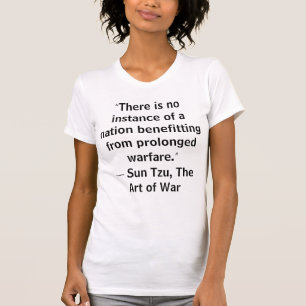 Sun Tzu Art of War citation t-shirt