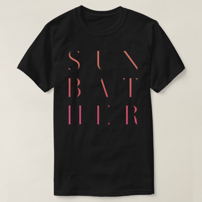 Sunbather - Gradient Bright Essential T-Shirt (Design devant)