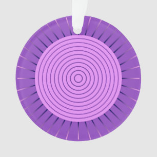 Sunburst géométrique moderne - Amethyst Purple