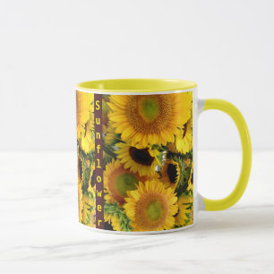 Sunflower Coffee Cup Sunshine Mug Personnaliser le