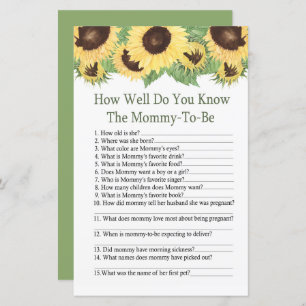 Sunflower Comme vous connaissez bien le jeu de bab