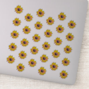 Sunflower Daisy Kiss Cut Stickers