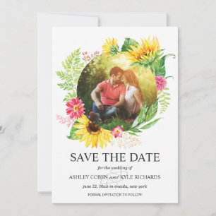 Sunflower Enregistrer la carte Date
