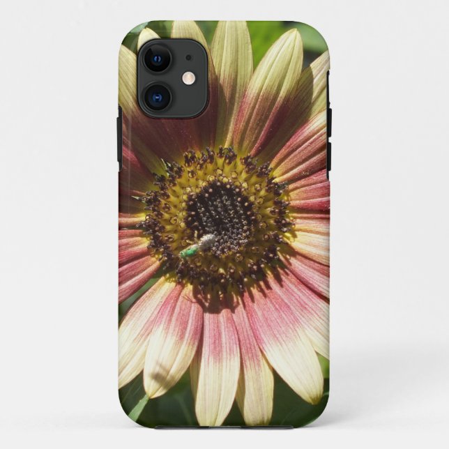Sunflower et The Green Bee iPhone 5 coque (Dos)