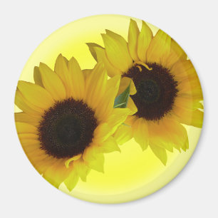 Sunflower Fridge Magnet Cadeau Fleur gaie