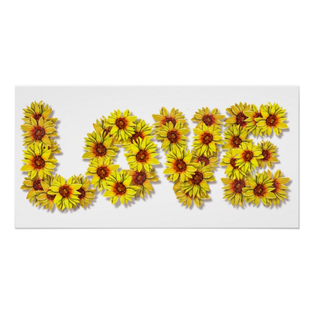 Sunflower Love Poster (Devant)