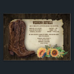 Sunflower Mariage Réception Cartes d'hébergement<br><div class="desc">Sunflower   Mason Jar Wedding Réception & Hotel Accommodation Cards - incluez ces cartes de détail pour informer vos invités de votre lieu de réception,  le calendrier de réception et les informations de l'hôtel pour faciliter la planification.</div>