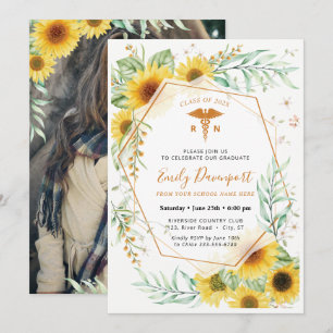 Sunflower Médicale Logo Invitation Verdure