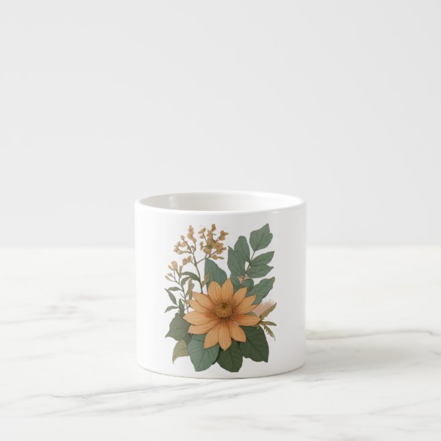 Sunflower Sunrise Spécialité Espresso Mug (Devant)