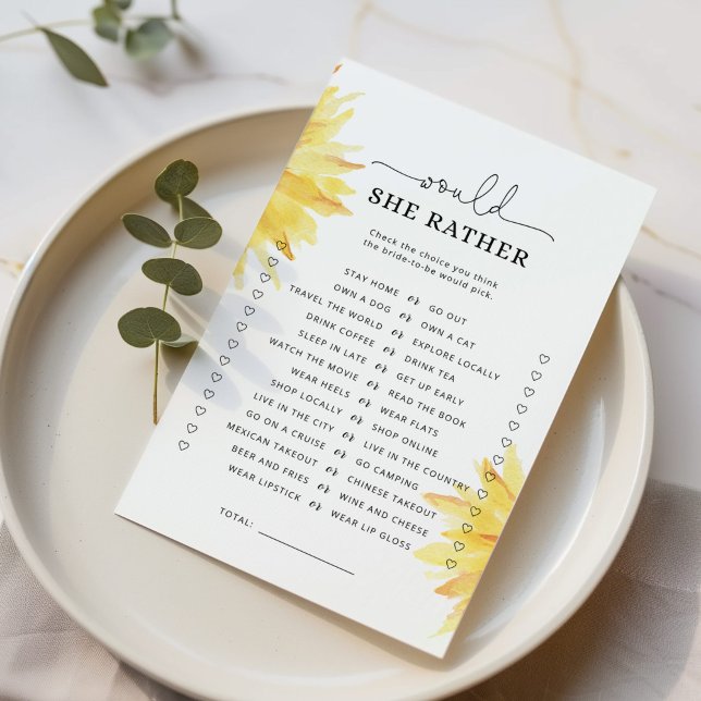 Sunflower Voudrait-elle plutôt nuptiale jeu de dou (Créateur téléchargé)