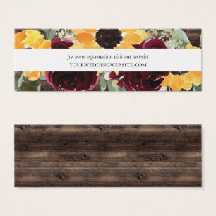 Sunflower Wood Mariage Website Insérer des cartes
