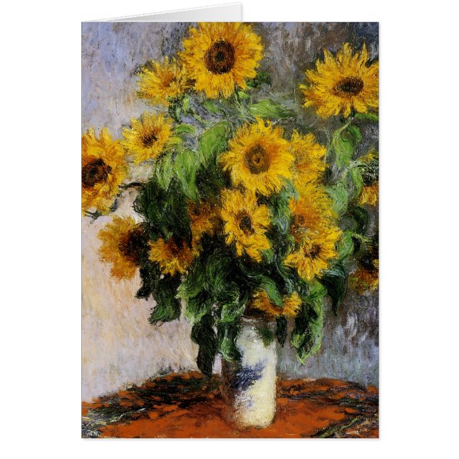 Sunflowers, 1881 par Monet. (Devant)