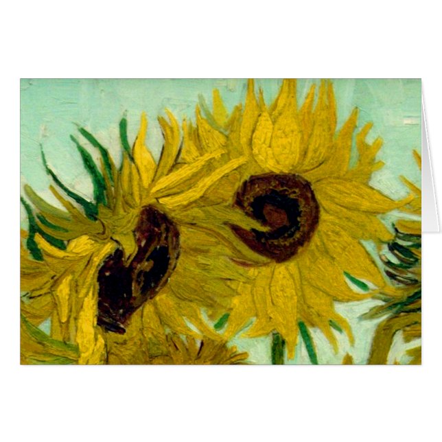 Sunflowers dans Vase Van Gogh Art (Devant horizontal)