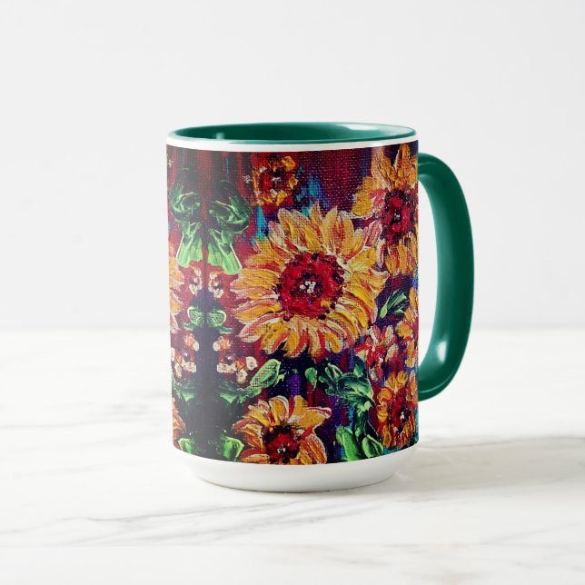 Sunflowers Mug (Devant droit)
