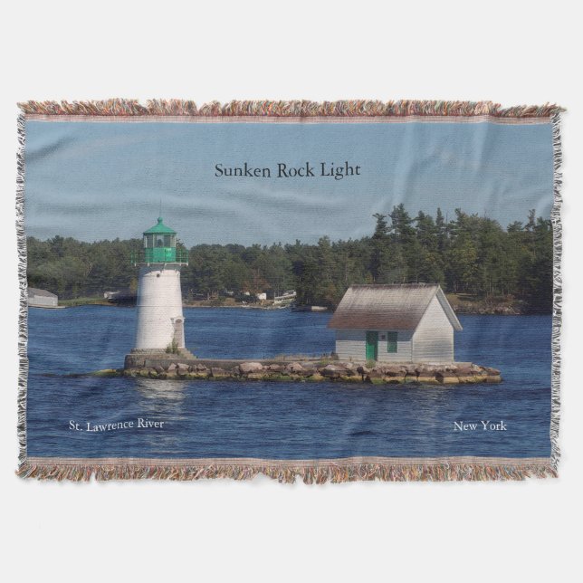 Sunken Rock Light Jetez une couverture (Devant)
