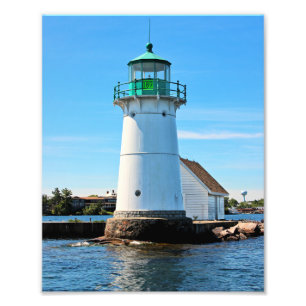 Sunken Rock Lighthouse, New York Photo Print