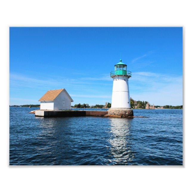 Sunken Rock Lighthouse, New York Photo Print (Devant)