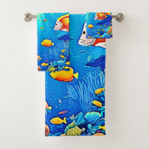 Sunlit Reef Life Art