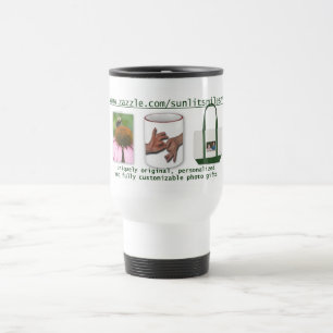SunlitSmiles Carte de visite Travel Mug