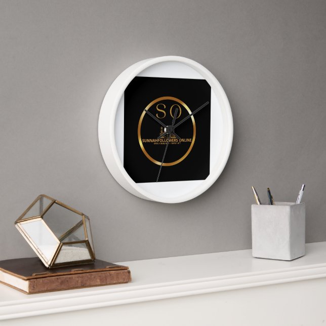 Sunnahfollowers Horloge murale en ligne (Bureau)
